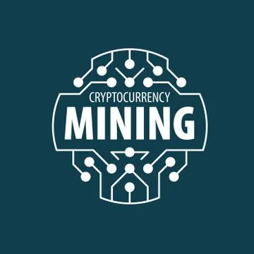 Digital currency mining Illustrazione stock