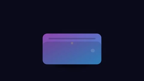 Digital Currency Storage Hub with Dynamic Coin Deposit and Glowing Purple G.. Stock Footage 346130765