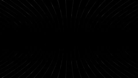 Digital curved lines glow light travel on black loop background Stock Footage 337854127