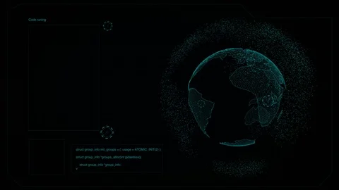 Digital cyber for head up display background. Stock Footage 83256717