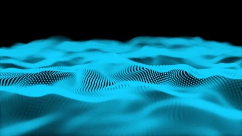 Digital cyber particles for head up display background. Stock Footage 83412225