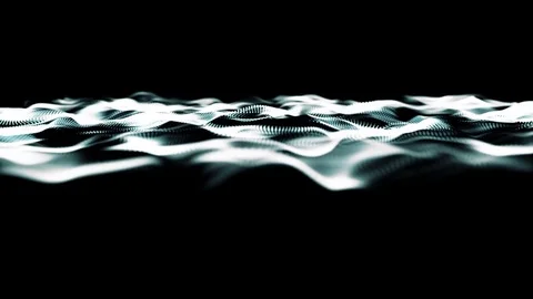 Digital cyber particles for head up display background. Stock Footage 83505763