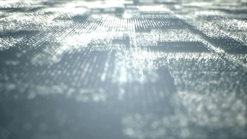 Digital Cyber Space Particles Video stock 77771018