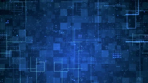 Digital cyberspace and Digital data network connections concept 스톡 동영상 131552125