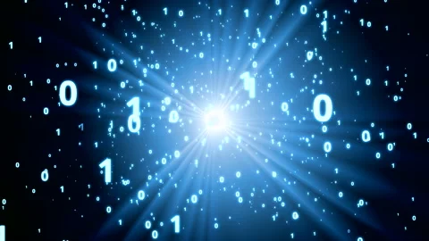 Digital Cyberspace Background 4K 動画素材 89755344