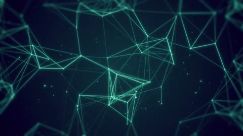 Digital cyberspace data network connection background Stock Footage 209127568