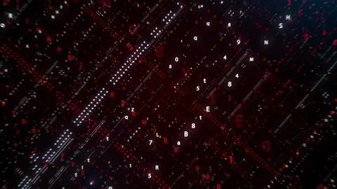 Digital cyberspace with digital data network connections. Abstract background イラスト素材