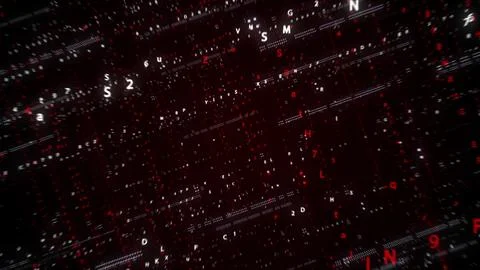 Digital cyberspace with digital data network connections. Abstract background Illustrazione stock