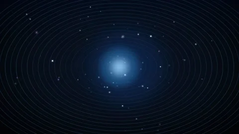 Digital Cyberspace Particle Tunnel Technology Background Stock Footage 344246166