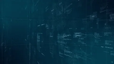 Digital cyberspace with program code levitation on futuristic map background Stock Footage 169399657