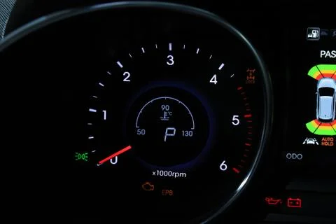 Digital Dashboard Foto stock