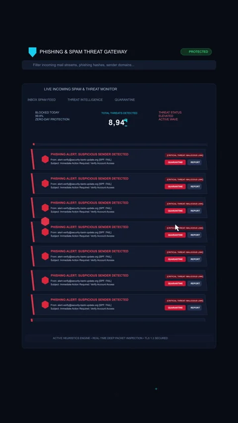 Digital dashboard ui screen interaction footage with red alert elements Vídeo Stock 346648559