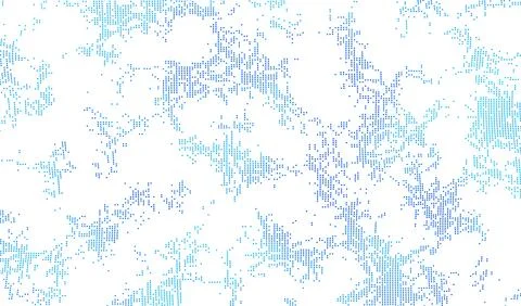 Digital data abstract with ai background blue for green vision technology 스톡 일러스트
