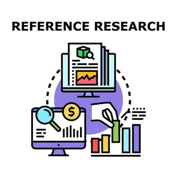 Digital data analysis and financial research concept Stockillustratie