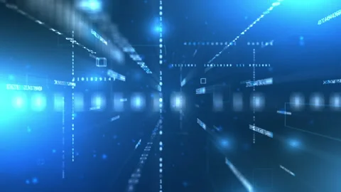 Digital data analysis concept background Stock Footage 203835804