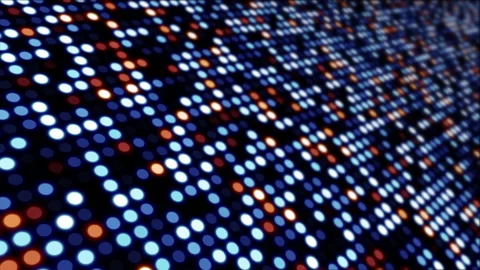 Digital data analysis dot sign animation. Stock Footage 152990135