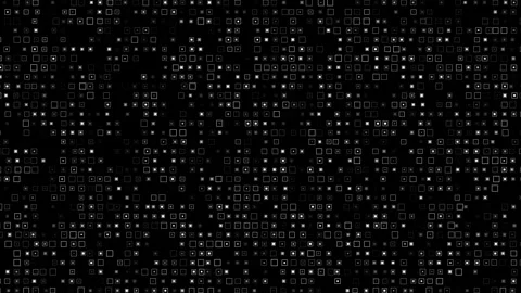 Digital Data Analysis Technology, White Digital Data Binary Code Animation Stock Footage 349017343