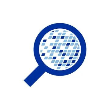 Digital Data Analytic Symbol Logo Design Stock Illustration