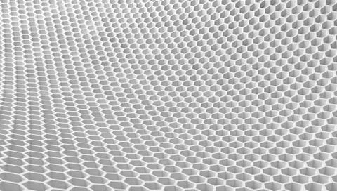 Digital data and network connection hexagon shape in technology concept on wh 스톡 일러스트