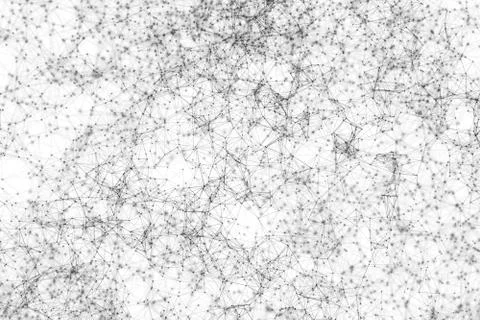 Digital data and network connection triangle lines for technology concept on  イラスト素材