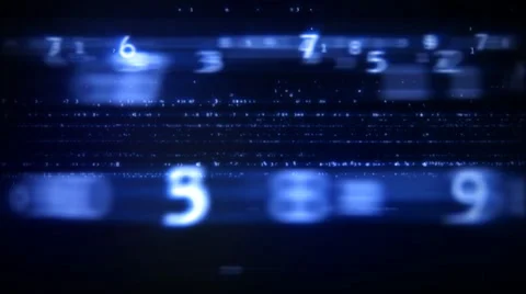 Digital data animation Stock-Footage 38020476