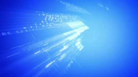 Digital data animation Stock Footage 40898429