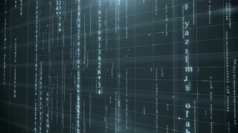 Digital data background 4K (More than 35 ) Stock Footage 52149063