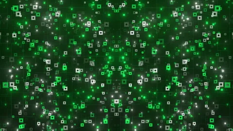 Digital Data Binary Code Video Animation Background Stockbeeldmateriaal 348472322