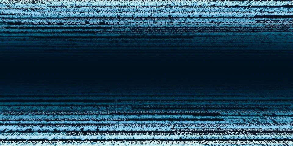 Digital data Binary data code Terms of security of technology information Con Stock Illustration