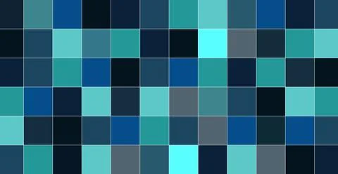 Digital data blocks pixel grid layout, show mosaic abstract matrix cubes 스톡 일러스트
