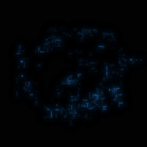 Digital Data Burst 스톡 동영상 144139782