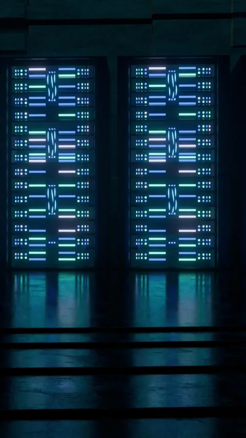 Digital Data Center Infrastructure for Cloud Services Video stock 347987158