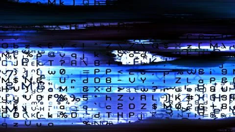 Digital Data Chaos 0259 Stock Illustration