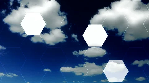 Digital data cloud depo 23 Stock Footage 50661495