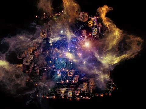 Digital Data Cloud Stock Illustration