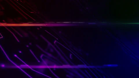 Digital Data Cloud technology network HUD style Stock Footage 204944563