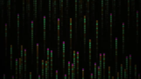 Digital data code matrix background animation. Stock Footage 333924627