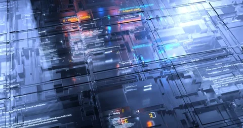 Digital Data code.Computer code,Abstract information 4k UHD Seamless loop Video stock 100366711