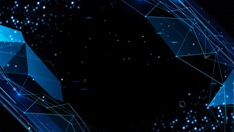Digital data computer AI technologies concepts Background 5 black30 Stock Footage 124627946