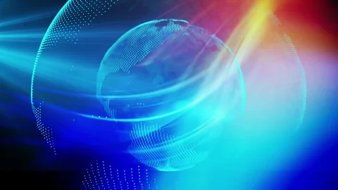 Digital data concept. Global technology background Stock Footage 83997116