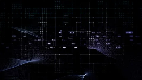 Digital Data Connection, Electronical Circuit Board Concept Stock Footage 328581575