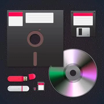 Digital data devices icon set Digital data devices icon set, vector Eps10 ... Stock Photos