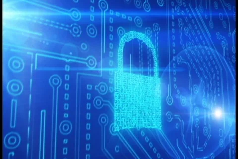 Digital data earth network. Global technology background Stock Footage 87064615