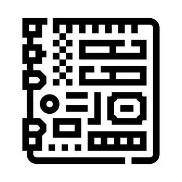 Digital data encryption and scanning technology concept Illustrazione stock