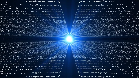 Digital data flow 1 Stock Footage 288391874