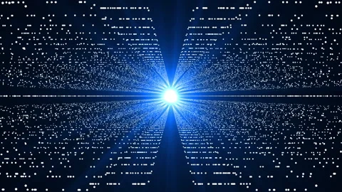 Digital data flow 5 Stock Footage 288392369