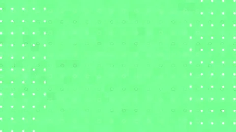 Digital Data Flow Animation with Glowing Dots and Grid. Stock Footage 236680818