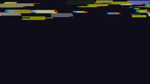 Digital Data Flow Background: Abstract Futuristic Glitch Stream in Vibrant .. Stock Footage 342159704