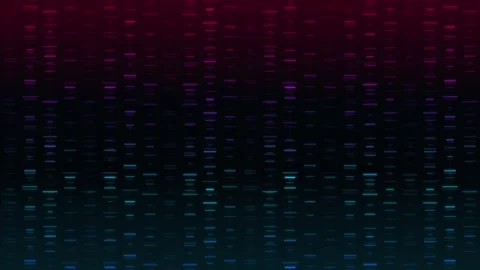 Digital data flow background, with pulsing neon, lines and cyberpunk, gradi.. Vidéo 344858811