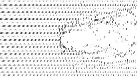 Digital data flow destruction Stock Footage 119382713
